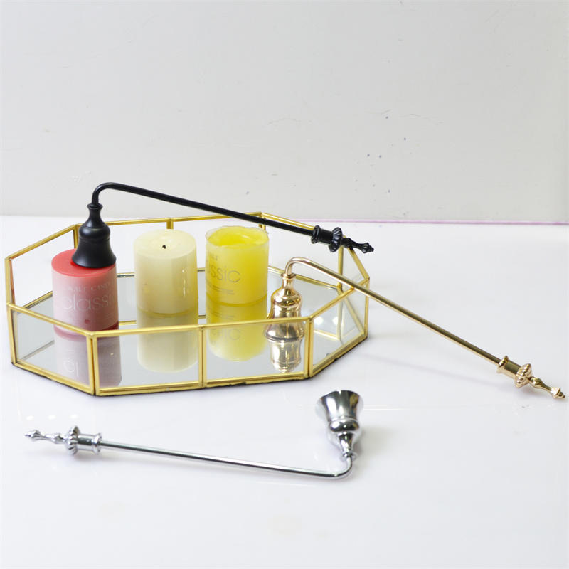 Candle Snuffer with Bell HornCandle Snuffer Extinguisher With Long Handle Wick Flame Snuffer For Putting Out Candle Flame