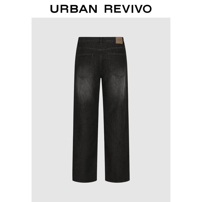UR2026 Men s Washed Straight-Leg Denim Jeans 29