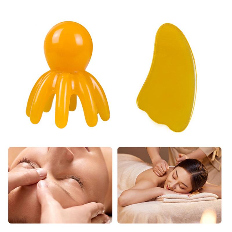 Octopus Massage Comb Head Meridian Scraping Scalp Massage Brush Acupuncture Spa Gua Sha Massage Comb Fatigue Relief Massage