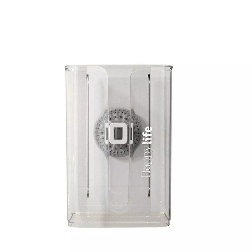 

PET Paper Towel Storage Box Portable Napkin Storage Holder New Suction Cup Tissue Box прозорий