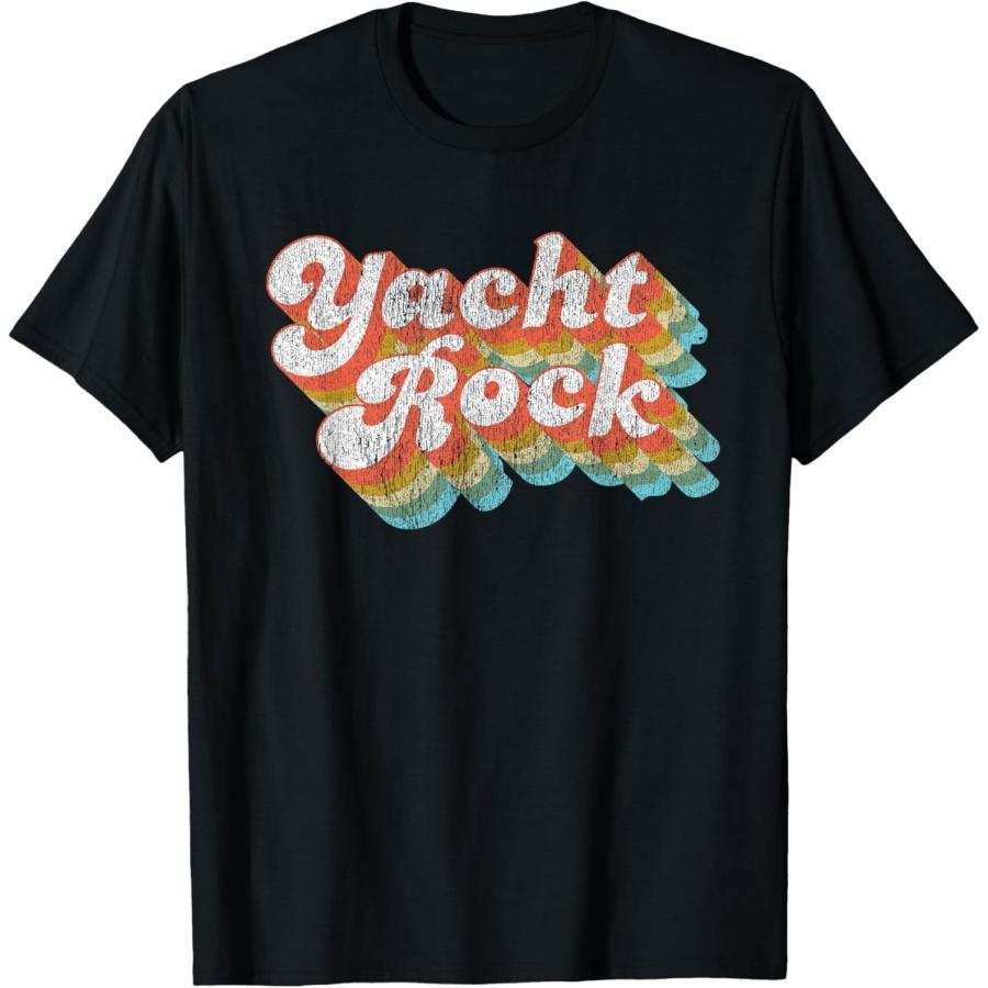 

Vintage Fade Yacht Rock Party Boat Drinking T-Shirt XXXXXL чорний