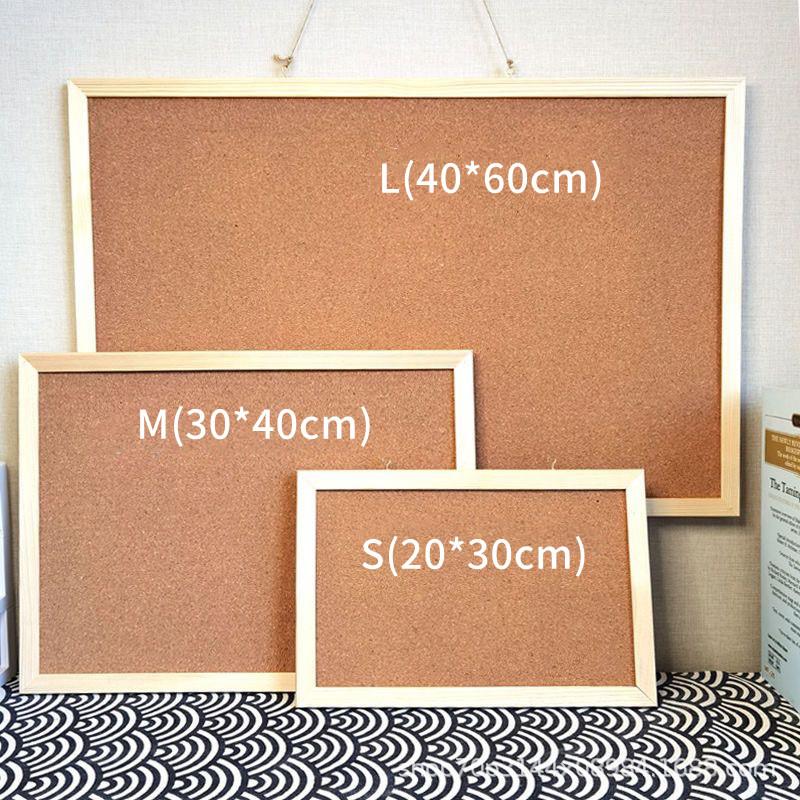 Pine Frame Bulletin Board Suitable For Message Photo Wall Background Board Hanging Cork Board Hanging Corkboard Message Board