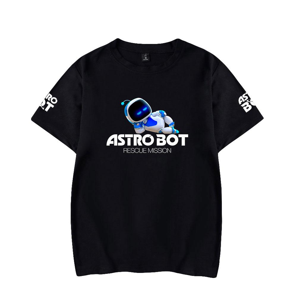 Astro Bot Printing Women Men Tshirt Casual Breathable Tshirts Funny Loose Tees Shirts Street Oversized T-Shirts Man