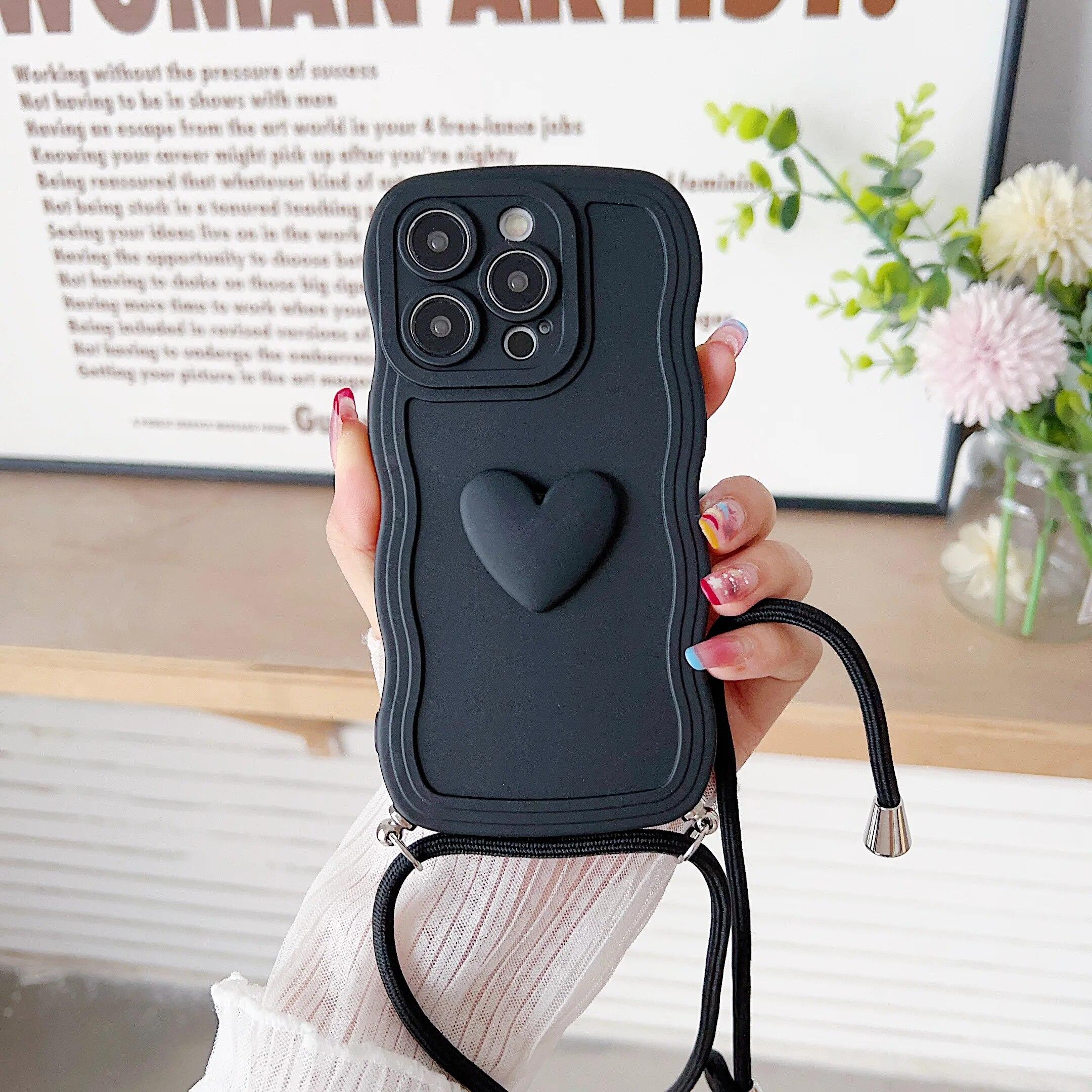 

Ремешок для ожерелья через плечо, шнур, жидкий силиконовый чехол для Samsung S24 S23 Ultra S22 Plus A15 A05 A25 A35 A55 A14 A24 A34 A54 A13 A23 A33 A53 A52 samsung A55 чёрный