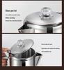 9-Cup American Style Stainless Steel Coffee Maker for Indoor/Outdoor Use - Convenient Camping Water Boiler
