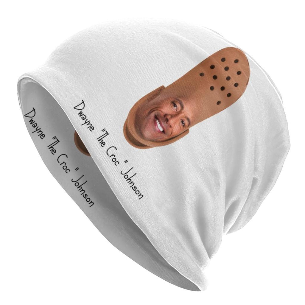 Custom Dwayne The Rock Johnson Bonnet Hat Knitted Hats Unisex Women Fashion Unisex Warm Winter Beanies Cap