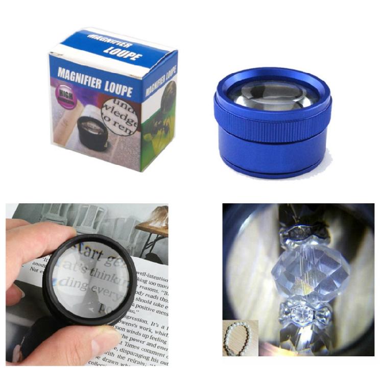 30x Optics Loupes Magnifier Loop Microscope Magnifying Glass Lens Portable Coins