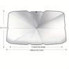 Car Interior Cooling Sunshade: Front Windshield Umbrella, Summer Sun Protection