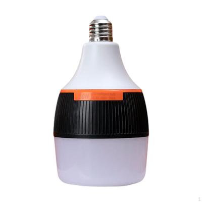 LED Emergency Light, Work Bulb E27 Base Camping Lamp USB Rechargeable Light for Outdoor Power