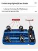 Foldable Retractable Trolley: Portable Cart for Household, Shopping, or Luggage