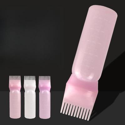 120 ML Saç Boyası Şişesi Saç Yıkama Aleti Aplikatör Fırça Dağıtıcı Salon Saç Boyama Boyama Kızlar Kendi Kendine Donatılmış Dişli Tarak