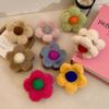 Grab Clip Plush Hair Claw Ponytail Holder Large Shark Clip Sweet Flower Hair Clip  Streetwear
