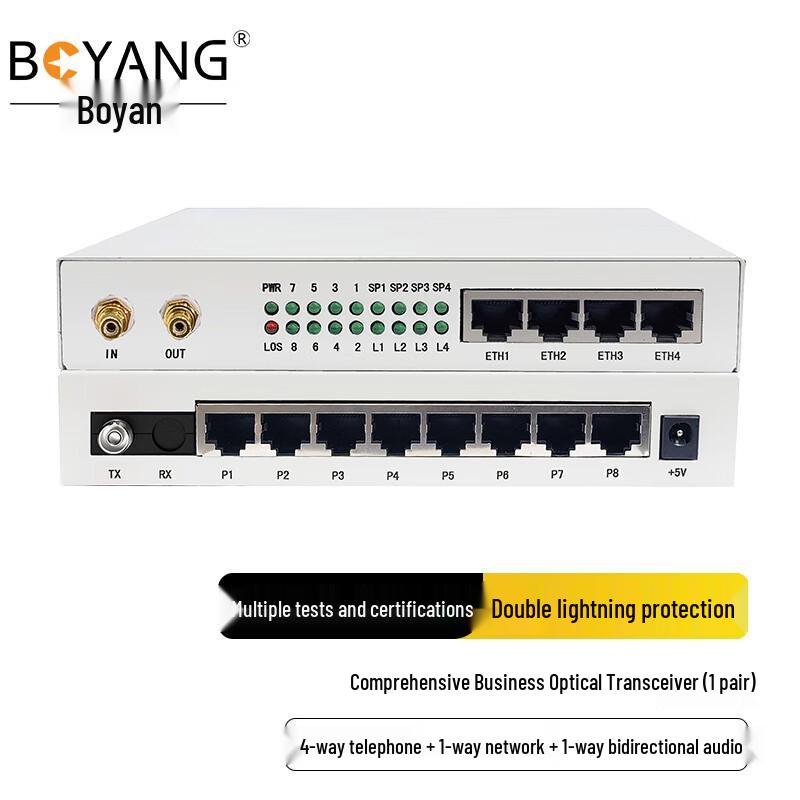 Boyang Integrated Services Fiber Optic Transceiver