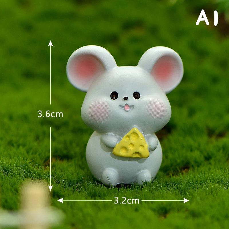

Cartoon Zodiac Color 3D Resin Doll Crafts Chinese Style Micro Landscape Bonsai Keychain Handbag Pendant Gift For Women