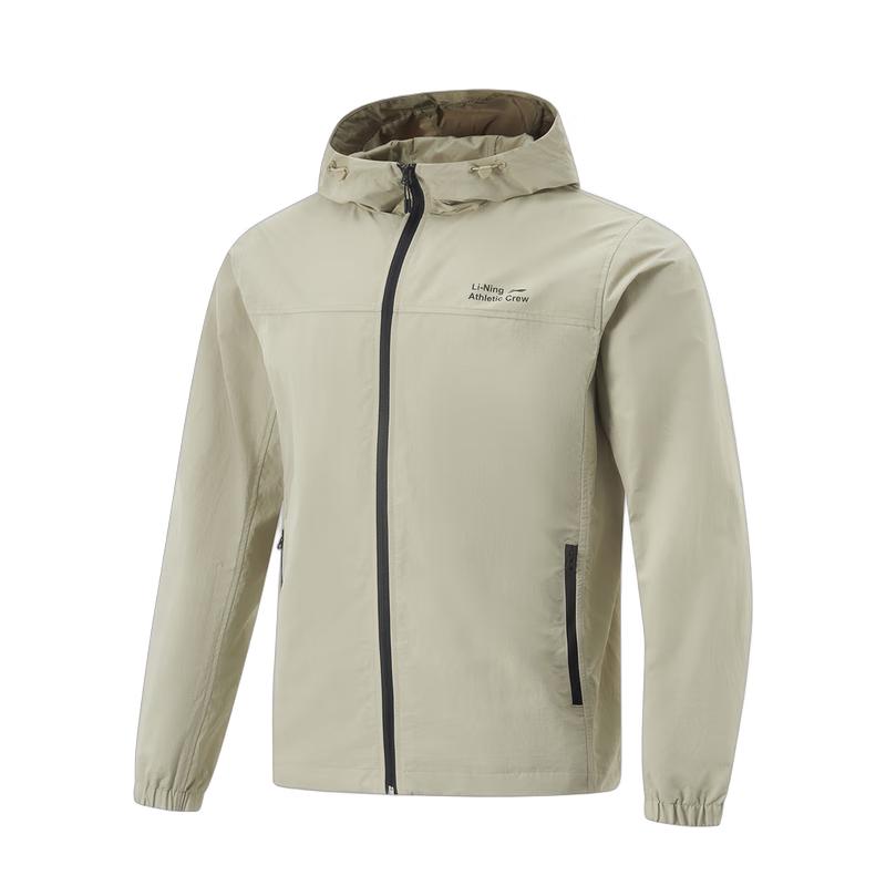 

Li-Ning Men s Hooded Softshell Windbreaker Jacket AFDV457 2XL