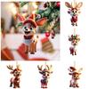 Acrylic Christmas Cartoon Car Decoration Pendant