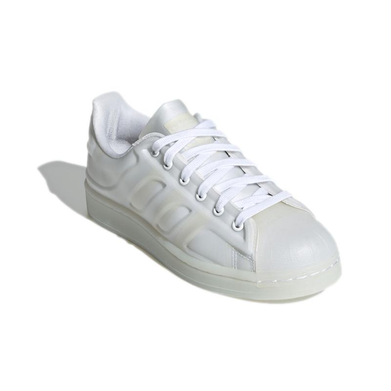 Adidas Originals SUPERSTAR Futureshell J Low top Kids' Skateboarding Shoes Nude White Sneakers H00834