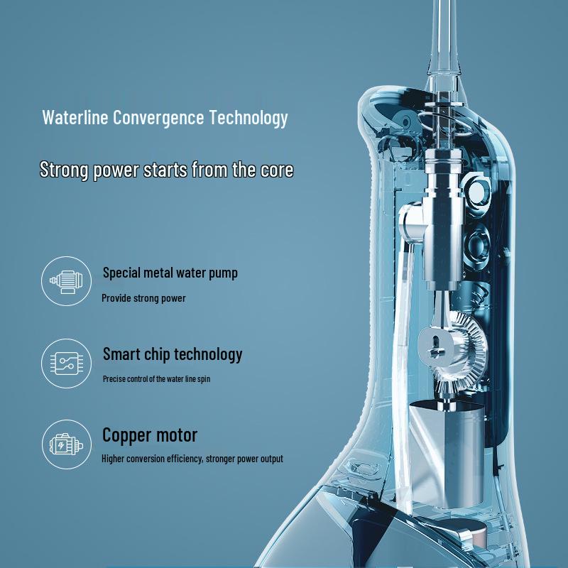 International Large Screen Water Flosser: Portable Electric Oral Irrigator for Dental Care and Teeth Whitening