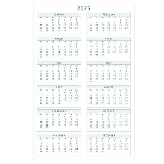 Action Planner 16 months Weekly Vertical A5 Refill (2027 edition)