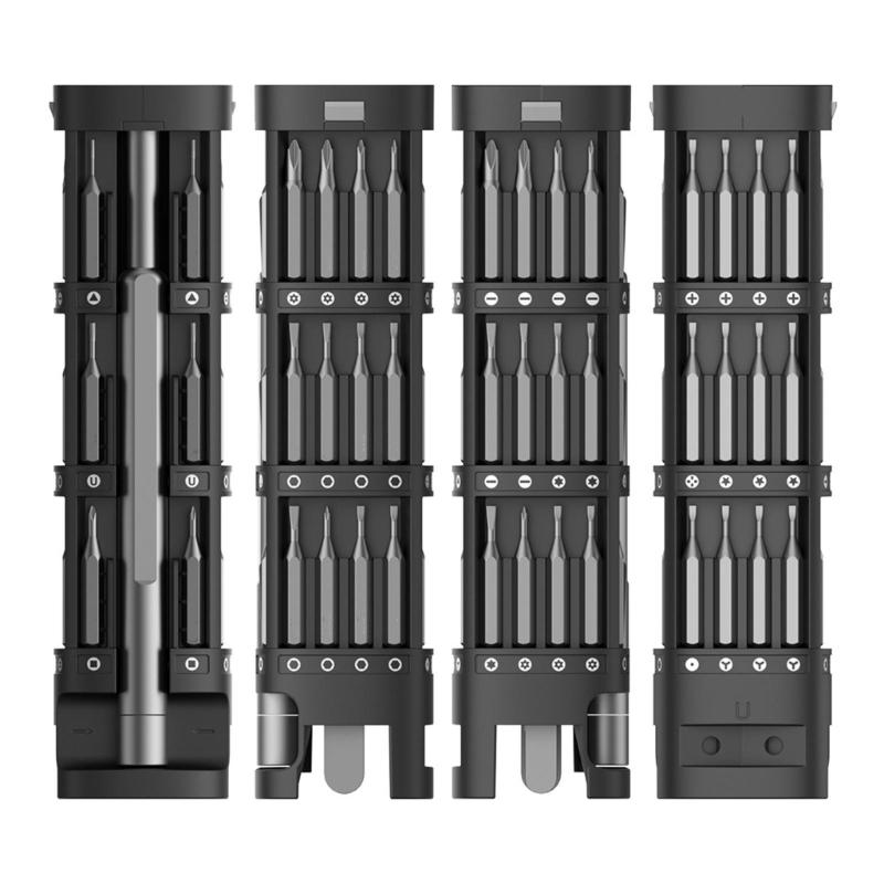 Professional 46pc Screwdriver Kit With 42Bit For Watch Glasses Phone Computer Repair Durability Aluminum Magnetic Case 1