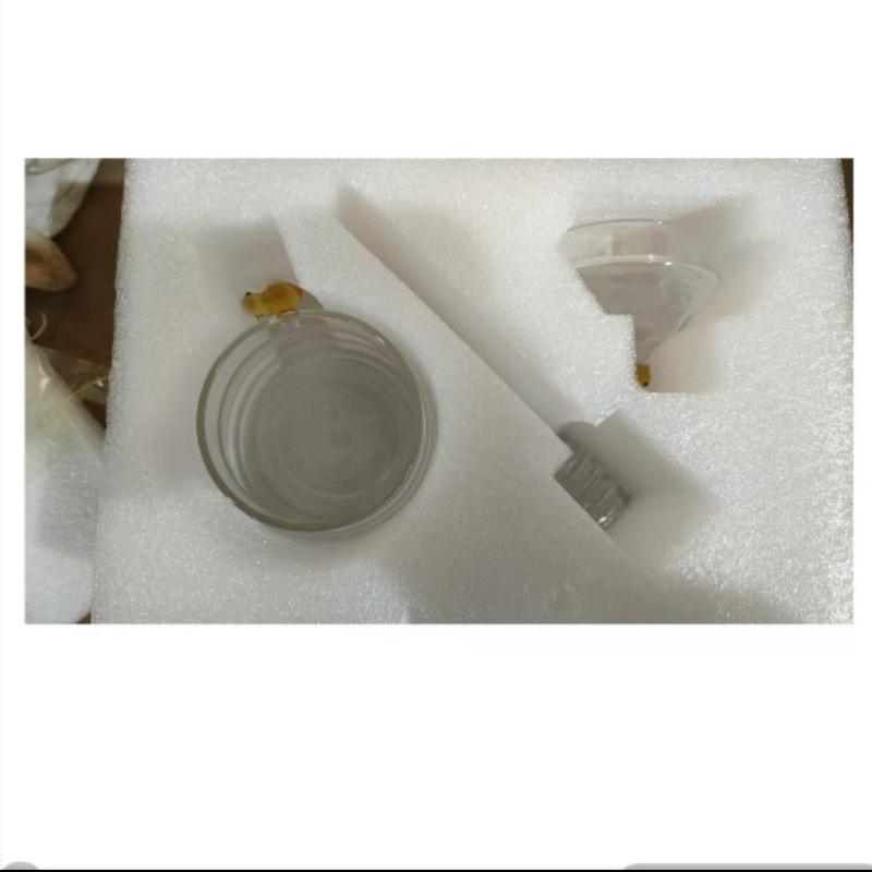 Kleines Biene Waben Glas mit Deckel und Rührstab, Kreatives Küchenzubehör