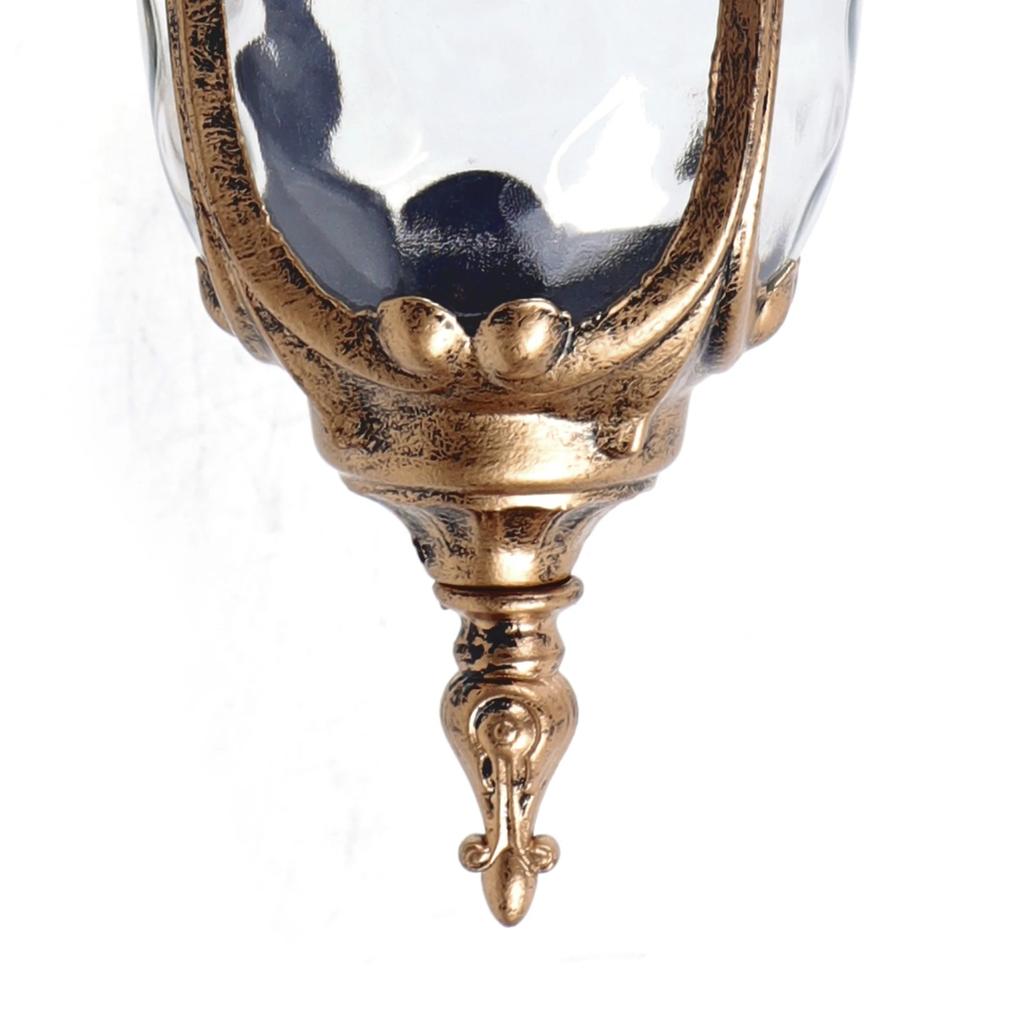 Vintage Bronze Wall-mounted Sconce, Small Antique Wall Light Fixture, Porch Lamp with E26 Socket for Indoor/Outdoor - 110-220V