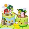 Farm Animal Cake Decoration Farm Animal Birthday Cake Topper Cow Cake Decoration for Farm Animal Baby Shower Birthday Party Deco