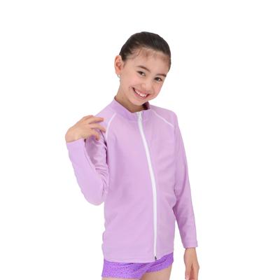 Footmark Leisure Rash Guard UPF50+ 1210173 (Size 140, Lavender)