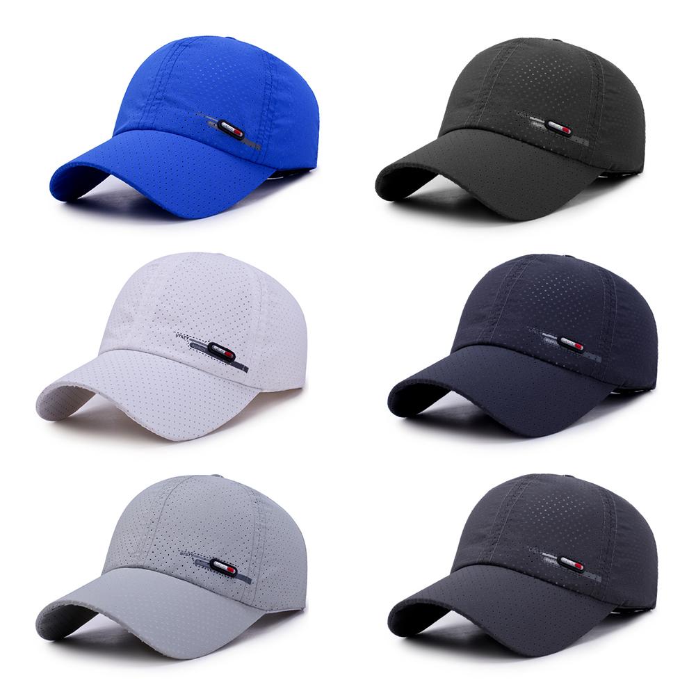 Summer Quick Dry For Men Sports Running Sweat Baseball Cap Male Canada Golf Caps Women Solid Snapback Bone Hat