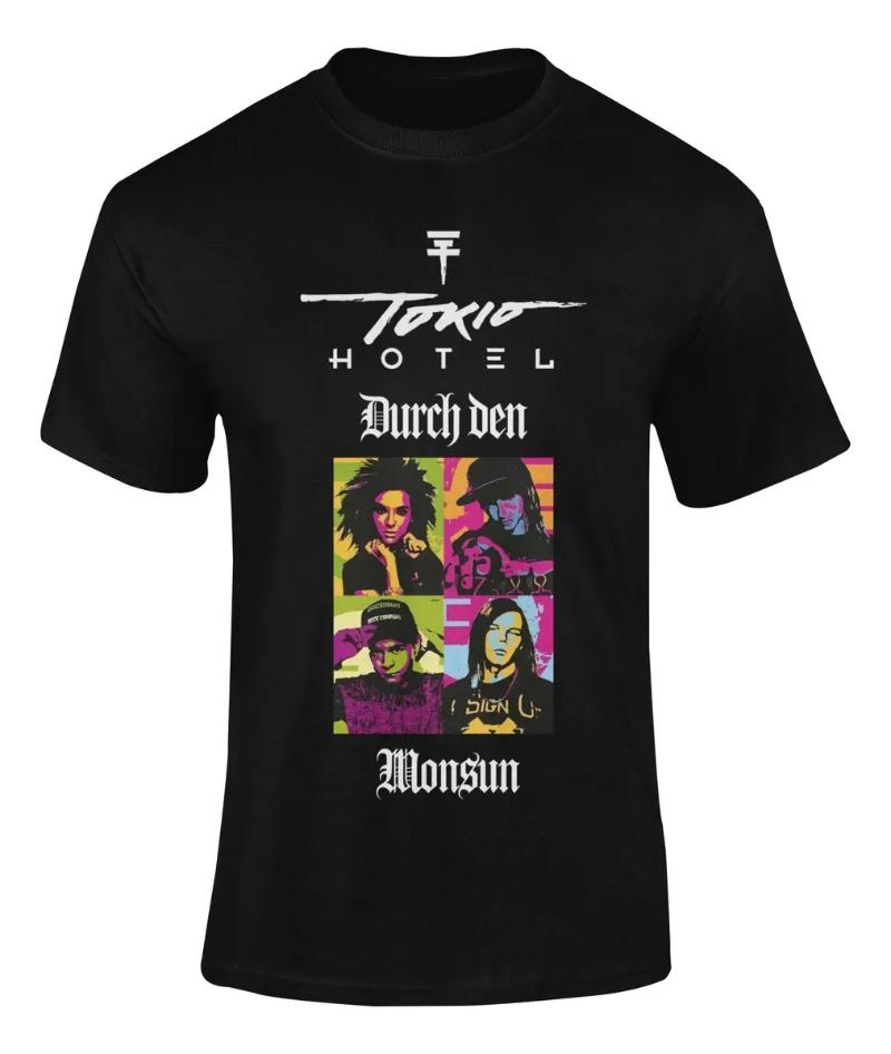 2025 Summer/Autumn Durch den Monsun themed printed T-shirt loose and trendy men s and women s sport top. 4XL