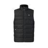 White Simple Basic Casual Sports Versatile Comfortable Warm Down Vest Men Vest Black F61M613901FBK