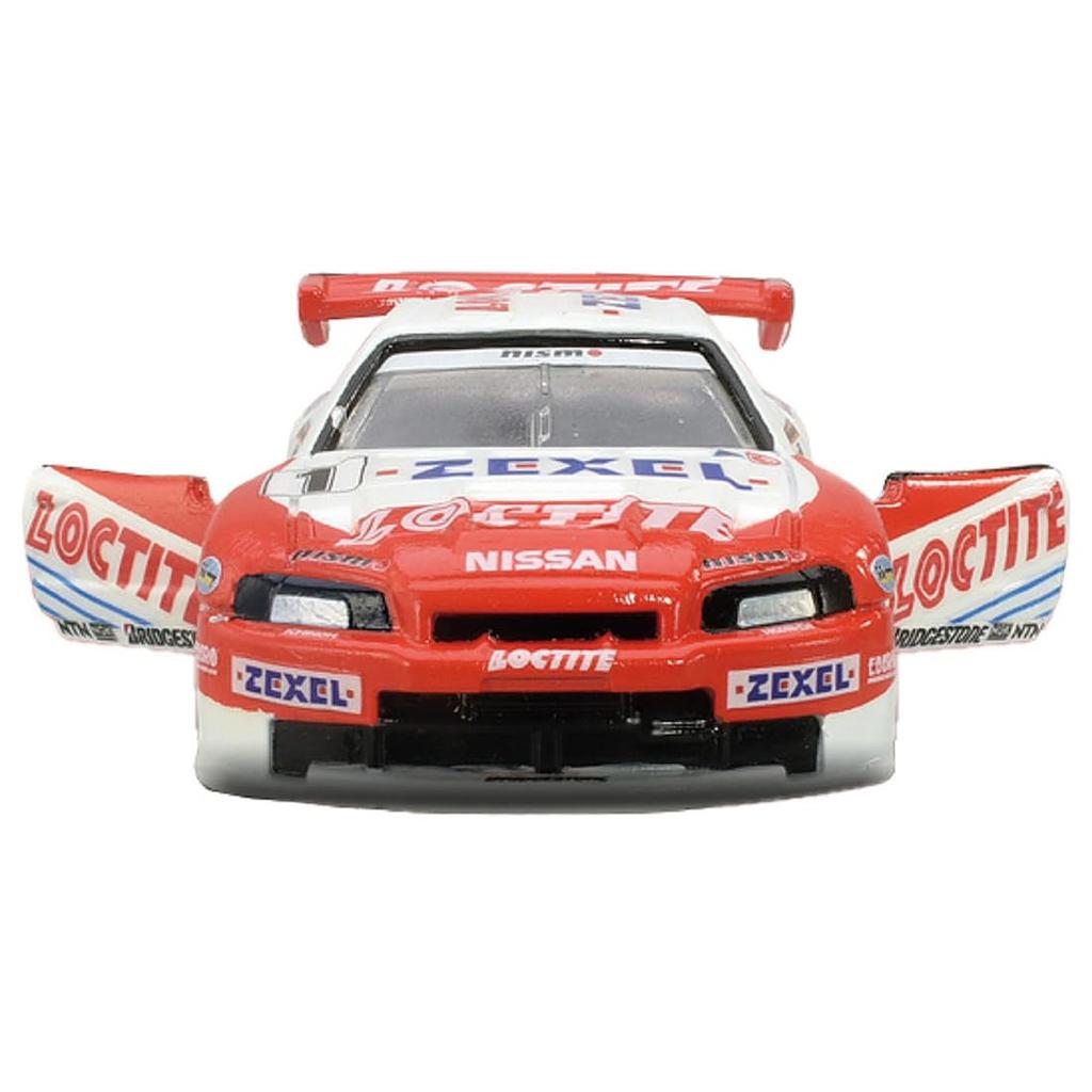 TAKARA TOMY Tomica Premium Racing Loctite Zexel GT-R Miniature Car Toy for Ages 6 and Up