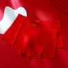 Langsha Men's Festive Red Modal Boxer Briefs 2-Pack