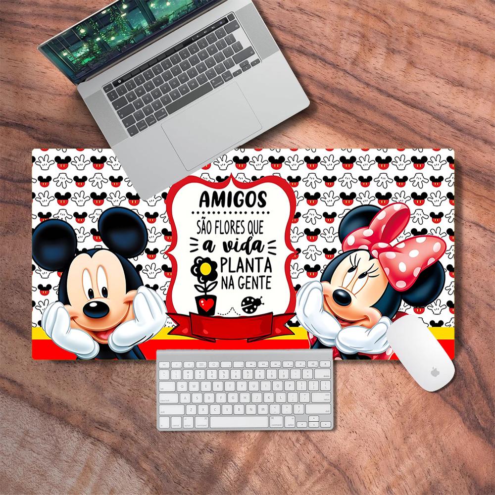 1Pc Mickey Minnie Mouse Easter Theme Mouse Pad 2Mm Thick Rubber Base Perfect Bedroomofficegame Room Ideal Gift Computer Keyboard Enthusiasts