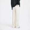 Giovanni Valentino Women's Plush-Lined Drawstring Straight-Leg Casual Pants