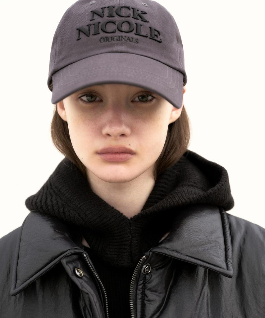 Nigaennikol Originals Nicole Ball Cap_Charcoal
