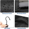 High-capacity Suitcase Organizer Travel Luggage Organizer Hanging Shelve Packing Cube Closet Collapsible Hanging Storage Bags