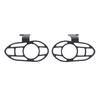 Motorcycle Front Turn Signal Light Protective Cover Black Front Turn Signal Indicator Light Grill Protector Cover