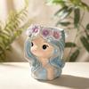 Resin Girl Shape Planter Decoration Fairy Flowerpot Desk Ornaments Flower Pot  Indoor