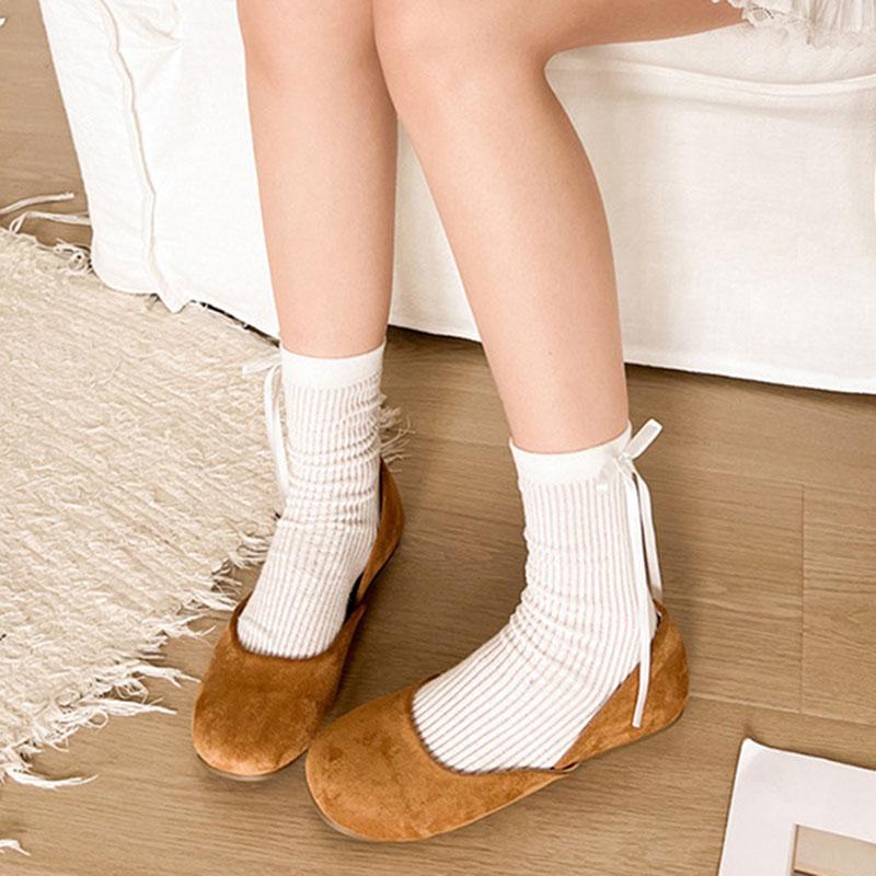 Fashion Splicing Square Toe Mules Shoes for Women Suede Flats 2025 Spring Autumn Slip On Designer Fashion Solid Color Casual Loafers