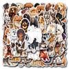 Cute Pet Dog Stickers - Waterproof Cartoon Decor for Journals, Laptops, and Bottles (55 Sheets)