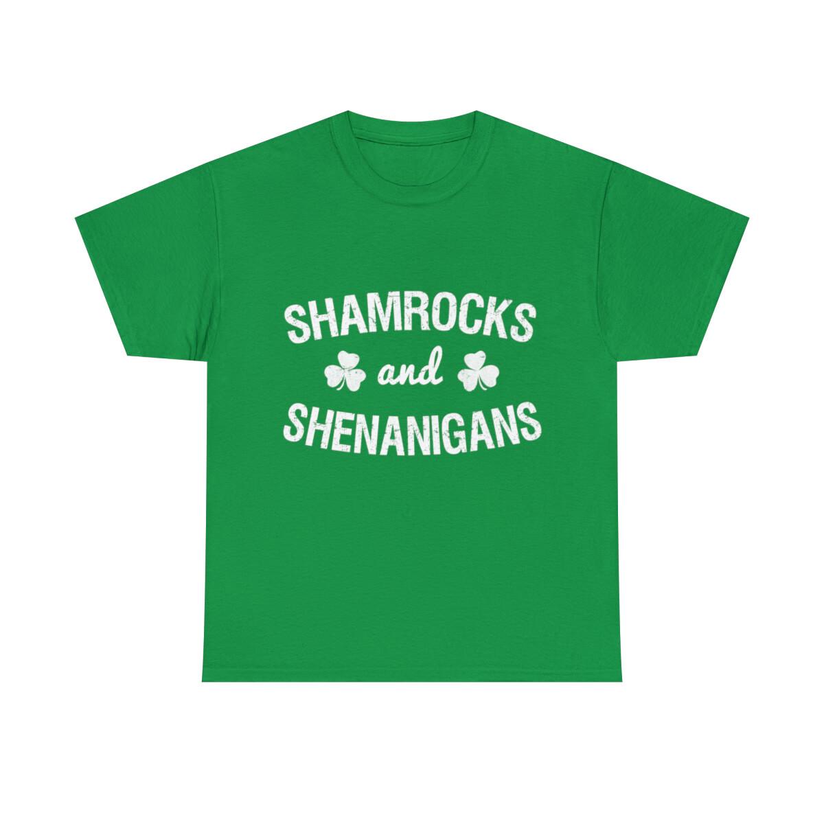 Shamrocks And Shenanigans St. Patrick s Day Graphic Tee Shirt XXXXL