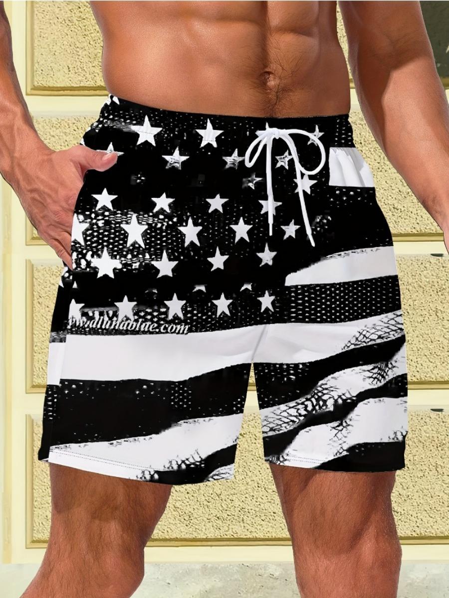 

Летние мужские шорты уличной моды с 3D-печатью, новые дышащие и быстросохнущие, которые говорят «нет» духоте 6XL