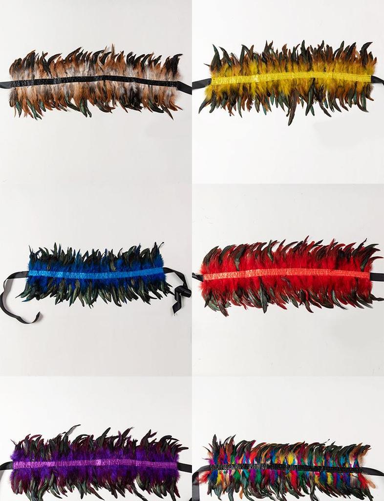 Ethnic Style Feather Shawl Vest Dickey - Adult Halloween & Christmas Accessory