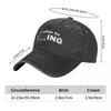 Funny Fishing Theme Outfits Unisex Baseball Caps Fish Fisherman Gift Distressed Washed Hats Cap Vintage Outdoor Fishing Cap