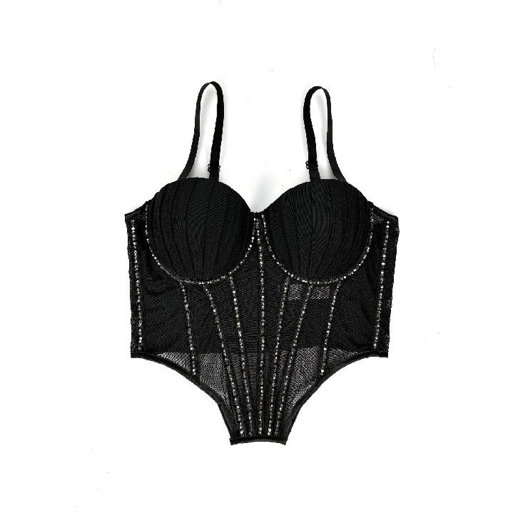 Корсеты, модная и элегантная женская одежда 34B/75 чёрный