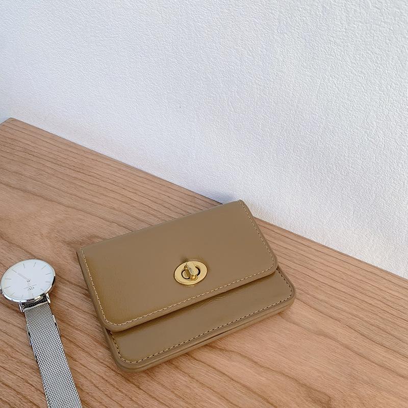 New Women's Wallet Women's Short Girls Ins Simple Student Multi-card Thin Mini Wallet