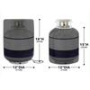 Propane Tank Cover With Side Stable Tabletop For Standard 20lb Tank Cylinder Protective Cover 210D Oxford Cloth
