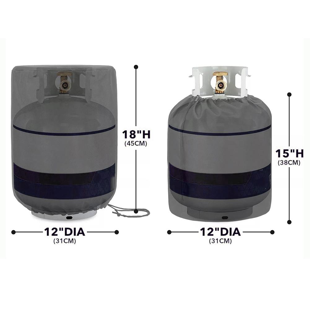 Propane Tank Cover With Side Stable Tabletop For Standard 20lb Tank Cylinder Protective Cover 210D Oxford Cloth