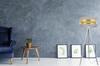Modern Golden Tripod Floor Lamp With Led Lampshade